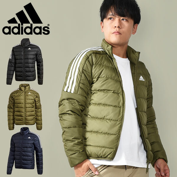 楽天市場 送料無料 アディダス ダウンジャケット Adidas メンズ Essentials Down Jacket ジャケット アウター ジャンパー アウトドアジャケット 防寒 ウェア 3本ライン 21秋新色 25 Off Izg13 スノボー アウトドアのエレスポ２