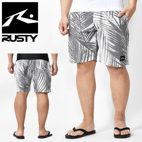 楽天市場】ラスティ サーフパンツ RUSTY メンズ 水着 ボードショーツ 海水パンツ 海パン ハーフパンツ サーフショーツ ショーツ プール 海水浴  サーフィン ボディボード アウトドア キャンプ ホワイト 白 919403 30%off【あす楽対応】：スノボー＆アウトドアのエレスポ２