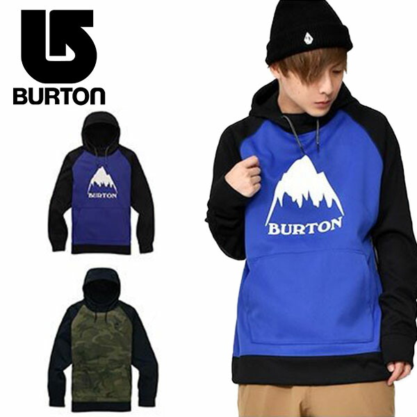 楽天市場 期間限定 最大300円offクーポン配布中 送料無料 長袖 パーカー バートン Burton Crown Bonded Pullover Hoodie メンズ プルオーバー パーカ 撥水 フーディー ボンディング ジャケット スノボ スノーボード Snowboard Wear スキー Parka Jacket 25 Off