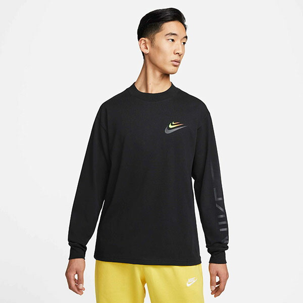 最大97 オフ 送料無料 ナイキ 生地厚 長袖 Tシャツ メンズ レディース Nike As M Nsw Ls Tee Gpsrn ロングスリーブ トップ ロンt スポーツウェア インナー ブラック 黒 Dq52 22春新作
