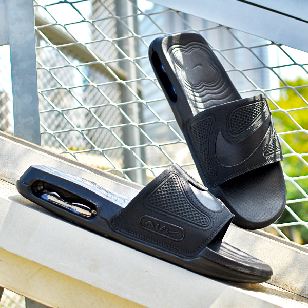 ナイキ　エアマックス90スライド　サンダル ブラック NIKE AIR MAX 90 SLIDE BLACK × WHITE ナイキ エアマックス