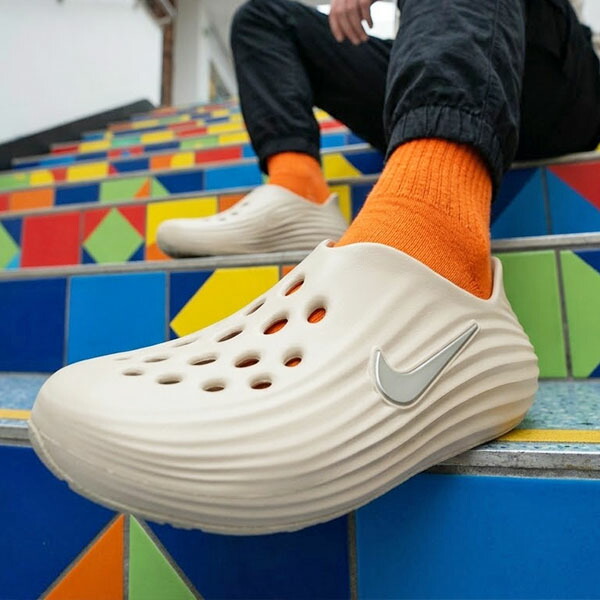 2026夏新作 送料無料 ナイキ 厚底 リカバリー サンダル メンズ NIKE REACTX REJUVEN8 リアクト リジュビネイト スニーカーサンダル スポーツサンダル スニーカー シューズ 靴 アイボリー hv5062