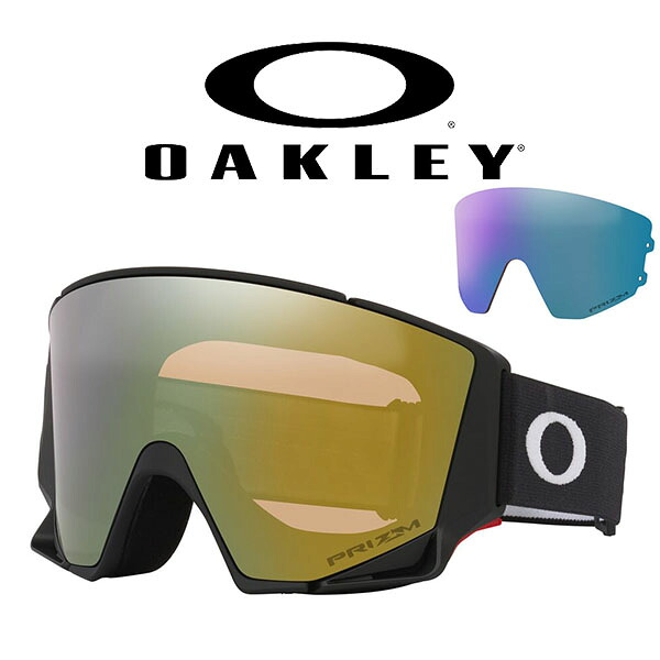 ラスト1点 35%off 送料無料 スノーボード スキー ゴーグル OAKLEY オークリー FLOW SCAPE M ASIA フローエスケープ アジアンフィット メンズ レディース プリズム スペアレンズ付属 スノーゴーグル OO7147A-04 2025-2026冬新作 25/26 25-26