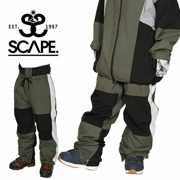 スノボパンツ　SCAPE エスケープ TRACK PANTS 楽天市場】25-26 SCAPE/エスケープ TRACK pant 着用説明動画