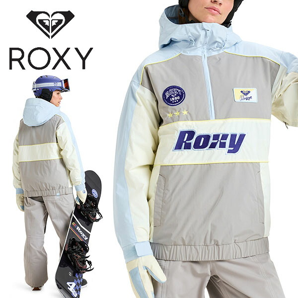 ラスト1着 Mサイズ 送料無料 スノーウェア ROXY ロキシー CHLOE KIM ANORAK JACKET レディース ジャケット スノーボード スノボ スキー ウェア アノラック アウター 数量限定 ERJTJ03516 2025-2026冬新作 25-26 25/26 20%off