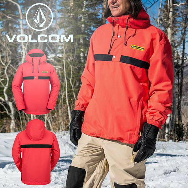 スノーボード MENS LONGO PULLOVER JACKET - BLACK Longo Pullover Jacket - Black | Volcom Europe