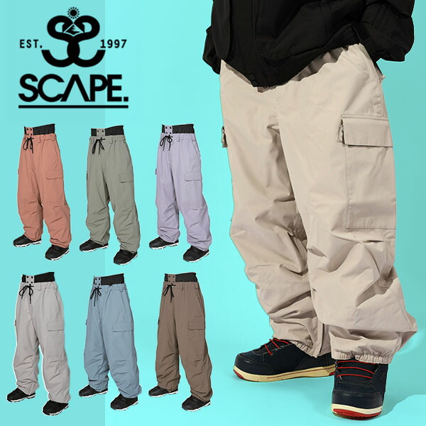エスケープスノーボードウェア　トラックパンツ 楽天市場】送料無料 スノーボードウェア SCAPE エスケープ TRACK PANTS