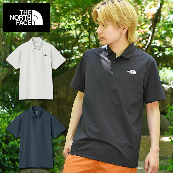 送料無料 ノースフェイス 半袖 ポロシャツ メンズ レディース UV 抗菌防臭 吸汗速乾 ストレッチ THE NORTH FACE S/S Tech Polo テック ポロ NT22598 7,012円