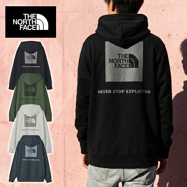 送料無料 ノースフェイス パーカー 裏毛 スウェット メンズ レディース THE NORTH FACE Back Square Logo Hoodie バック スクエア ロゴ フーディー プルオーバー NT62533