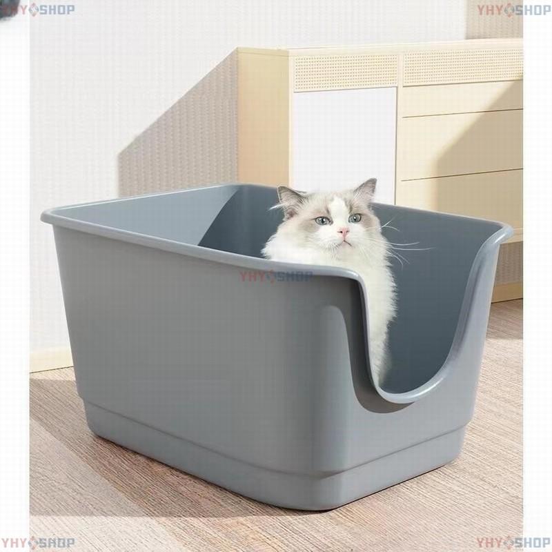 猫 ネコ ねこ用 トイレ 猫トイレ ねこトイレ 大容量 大きめ 大型 大型ネコ 飛び散らない