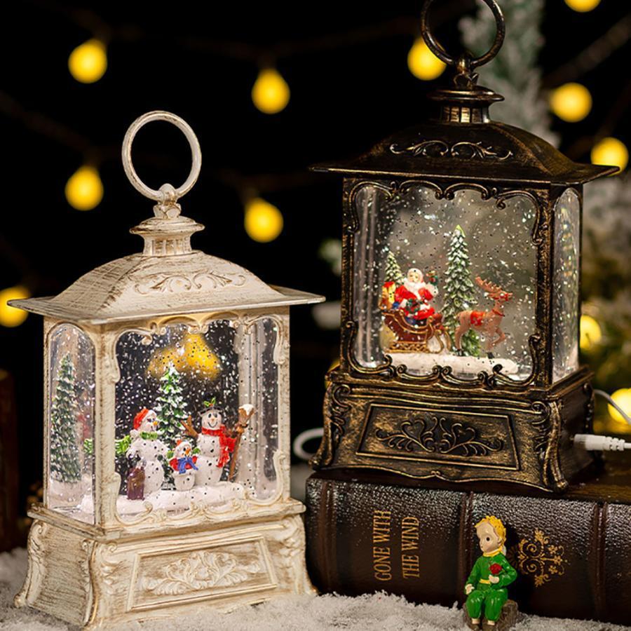 楽天市場】クリスマスウォーターグローブ Santa in car