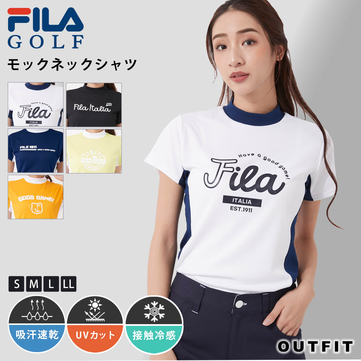 販売実績No.1 FILA GOLF フィラゴルフ ゴルフウェア 半袖 Tシャツ