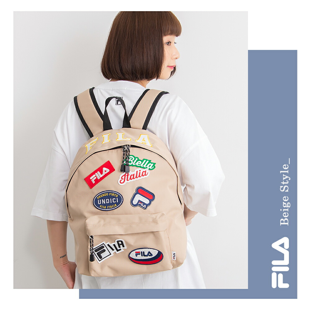 Sale 98 Off リュック Fila フィラ レディース メンズ リュックサック ブランド おしゃれ ワッペン 中学生 高校生 通学 かわいい スポーツブランド ロゴ入り バックパック デイパック 黒 白 カジュアル バッグ 通学リュック 女子 男子 男女兼用 ギフト Tonna Com