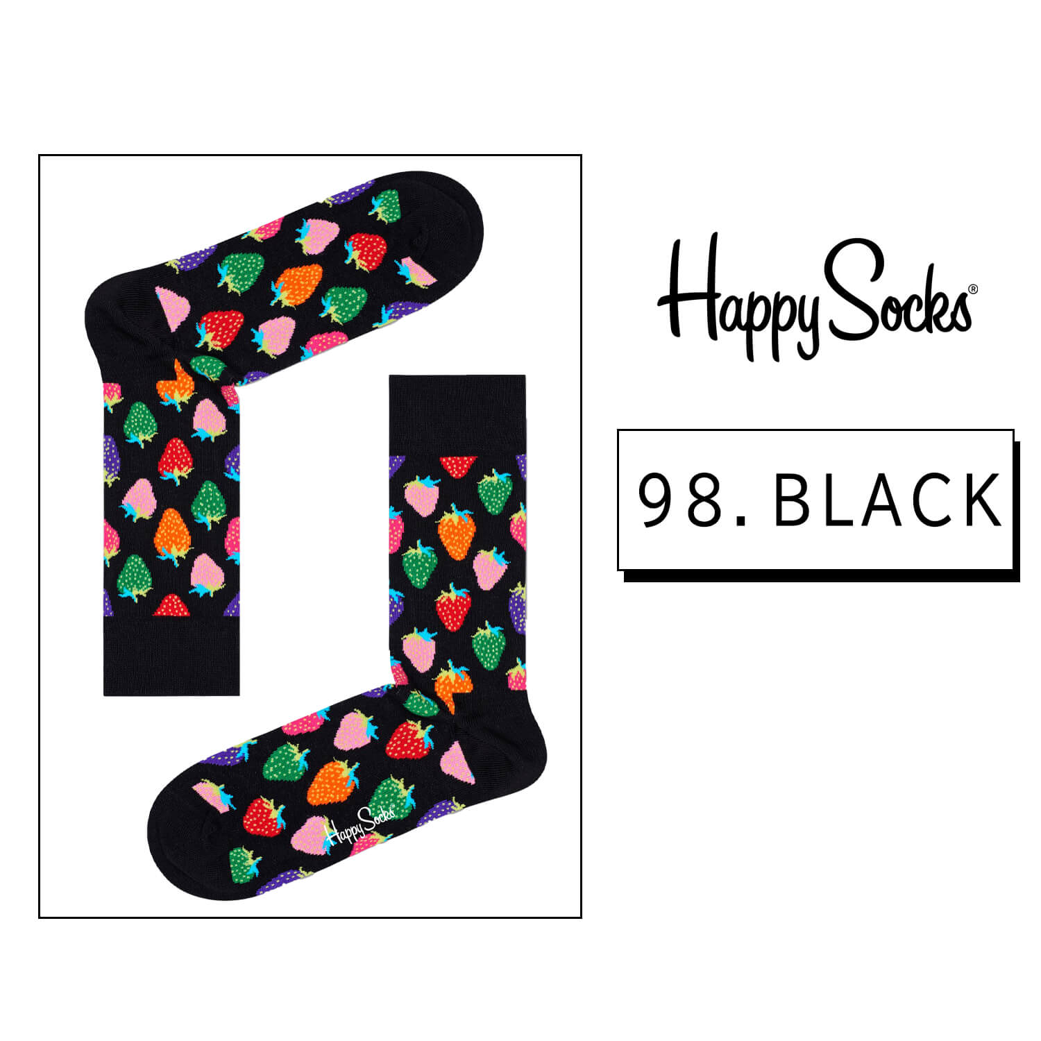 高級品市場 Happysocks ハッピーソックス メンズ 靴下 クルー丈 クルーソックス 総柄 派手 カラフル ソックス ユニセックス 男性 紳士 綿混 かわいい おしゃれ ブランド ブランドロゴ 大きいサイズ デイリー スポーツ プレゼント ギフト Outfit Access Tonna Com