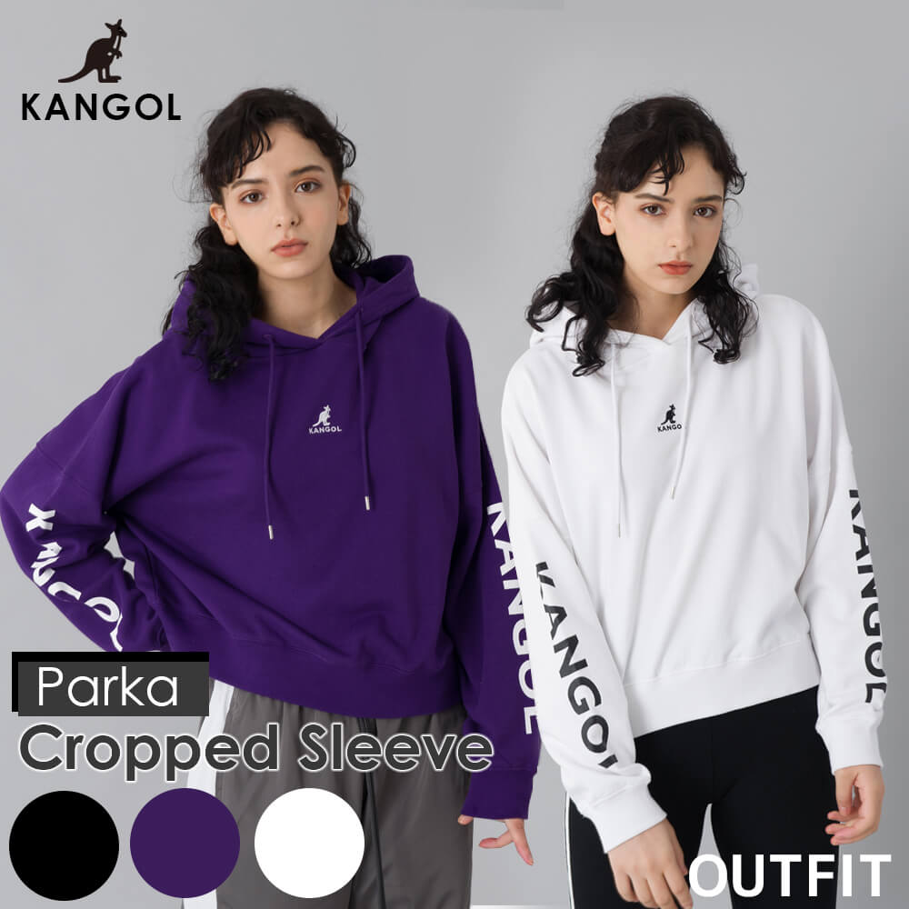 Kangol カンゴール Cropped Sleeve Logo Ppk トップス おしゃれ 人気 ブランド 白 紺 赤 夏 レディースファッション 韓流 カジュアル ギフト ストリートファッション 実用的 プレゼント 中学生 高校生 Outfit 数量限定価格