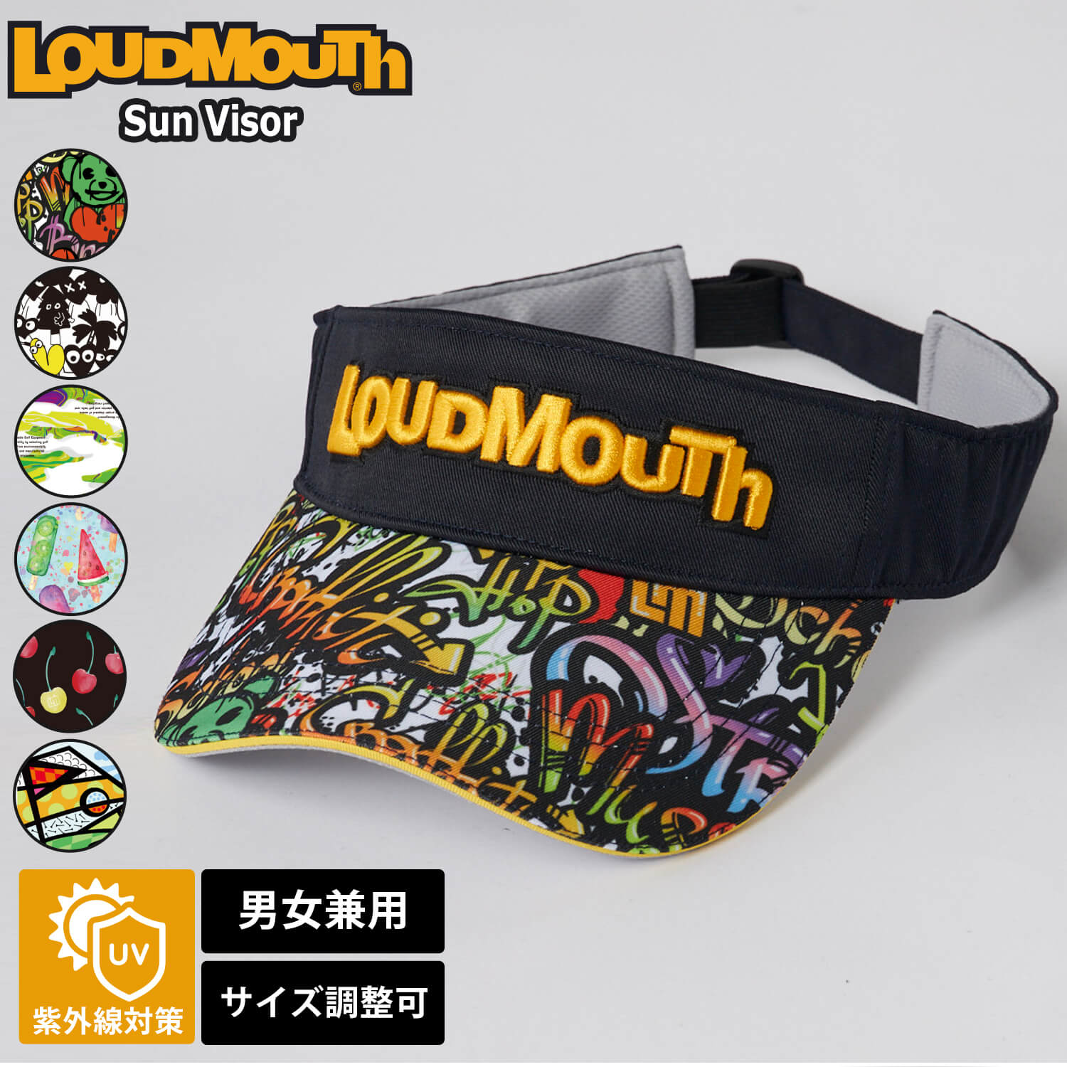 ラウドマウス ポロシャツ&スカート&サンバイザーセット Mサイズ 楽天市場】【23年春夏】ラウドマウス ゴルフ バイザー メンズ