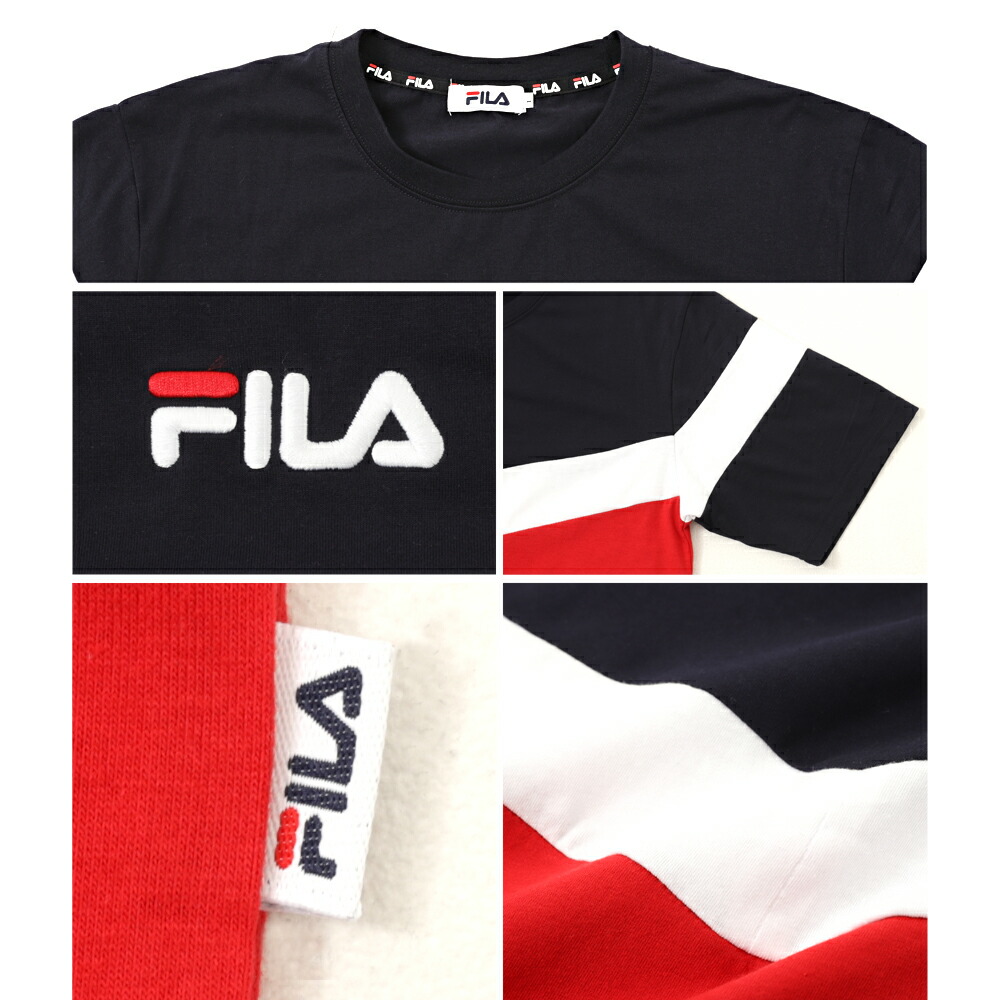 専門ショップ Fila フィラ メンズ 切替tシャツ レディース Tシャツ高校生 中学生 小学生 スポーツブランド 女の子かっこいい かわいい おしゃれ 半袖 切り替え ブランドtシャツ キッズ カジュアル ペア お揃い Outfit 実用的 ギフト プレゼント Cmdb Md