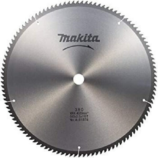 16467円 (訳ありセール マキタ 卓上 スライドマルノコ用チップソー 木工 アルミ用 380mmX110P A−01878