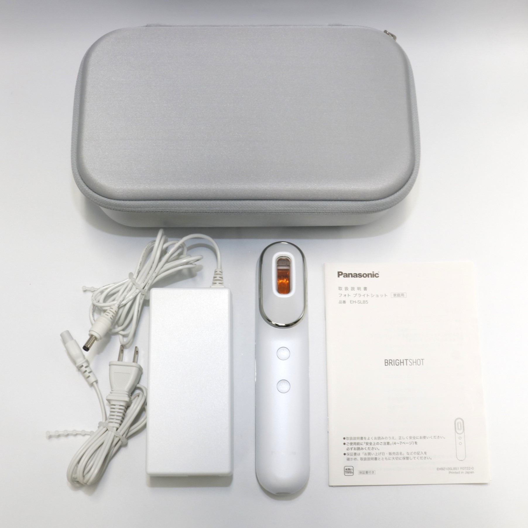 フォトブライトショットPanasonic EH-SL85-W WHITE 購入 光美顔器 フォト ブライトショット EH-SL85 | フェイスケア