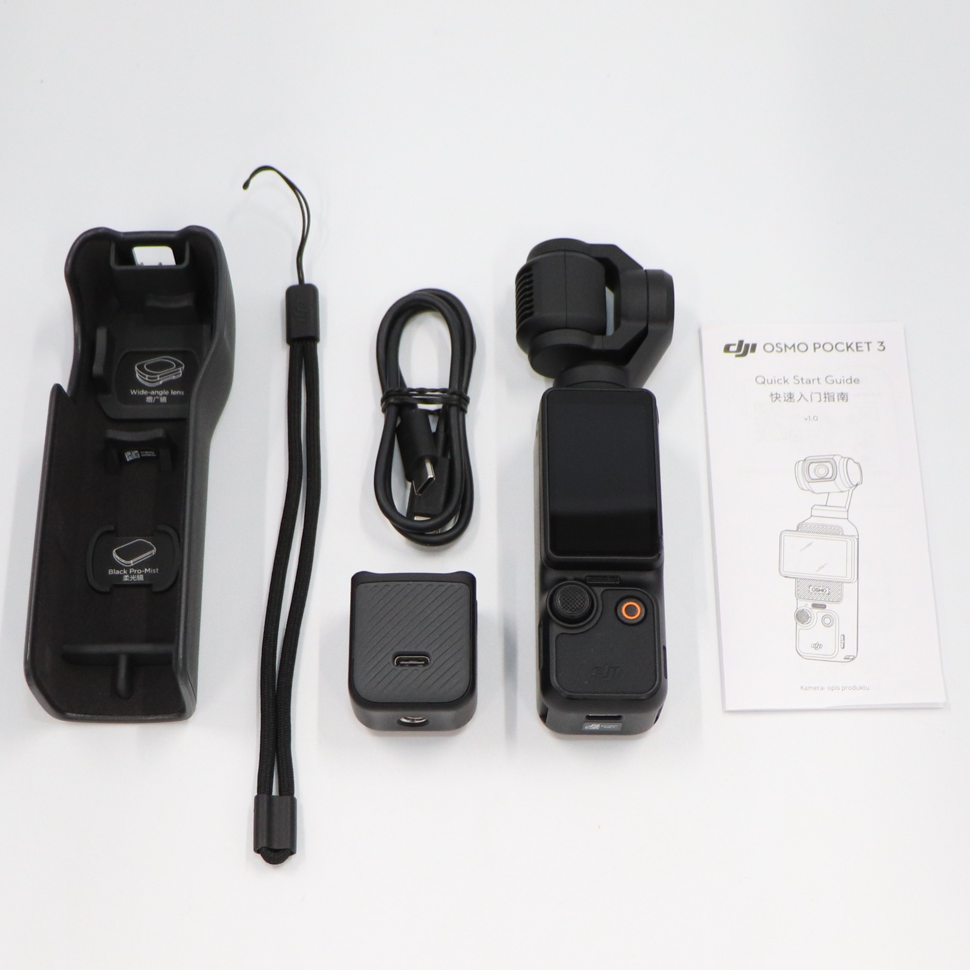 [中古] [標準尺度嘱する品のみ]DJI Osmo Pocket 3 (オズモポケット3) 3軸安定器積み上げる ハンドヘルドカメラ テレビカメラ[人並み外れたに好いたらしい(A)]