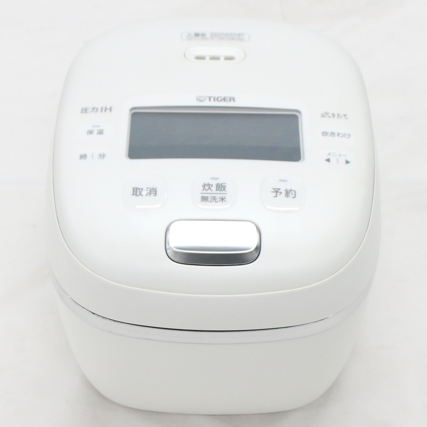 [中古] [5.5合炊き] タイガー魔法瓶 ご泡火炊き JRI-A100 圧力IH式 炊飯器　jri-a100wm マットホワイト [良い(B)]｜レンティオ アウトレット