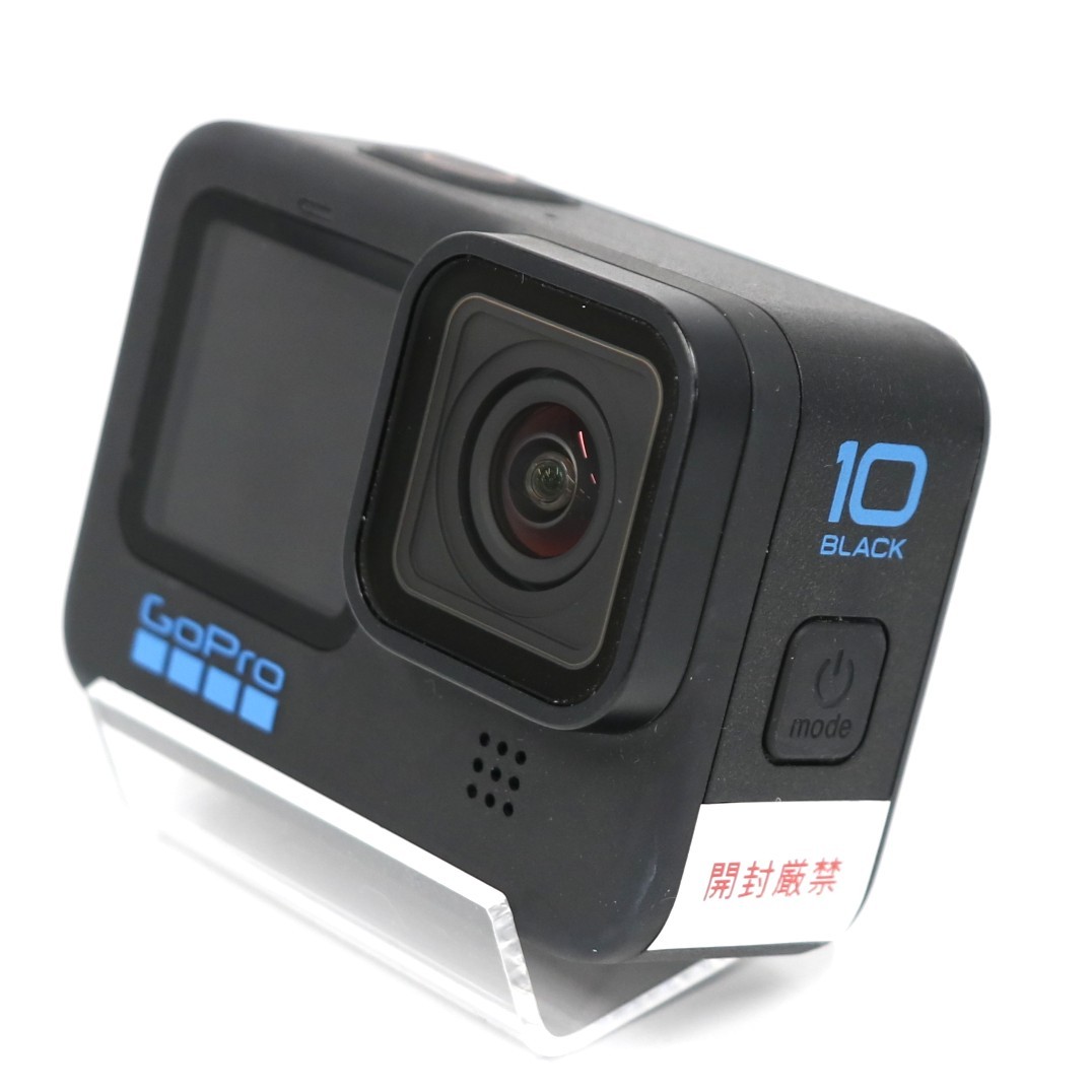 [中古]  GoPro HERO10 Black 動き写真器 付属品仕かける(3-way2.0嘱する)  hero10-black   [好いたらしい(B)]