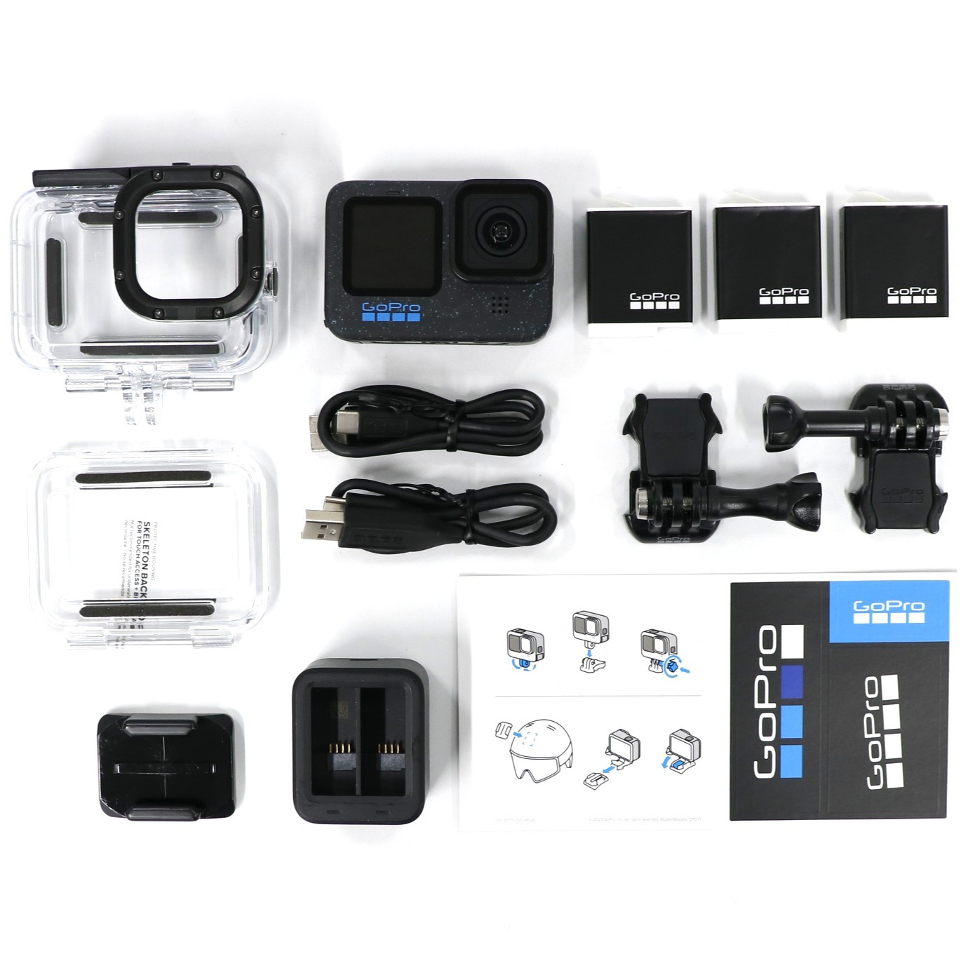 [中古]GoPro HERO12 Black 動き写真器 付属品仕かける hero12-black[人並み外れたに好いたらしい(A)]