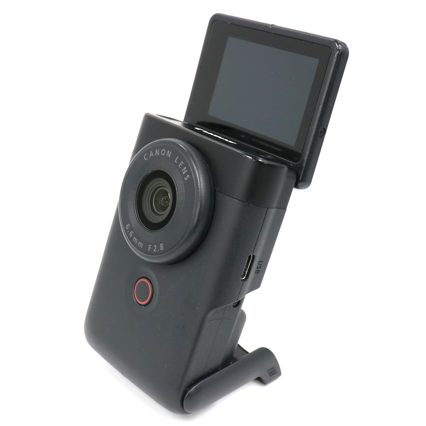 [中古] Canon PowerShot V10 コンパクトデジタルカメラ psv10-bkブラック[非常に良い(A)]｜レンティオ アウトレット