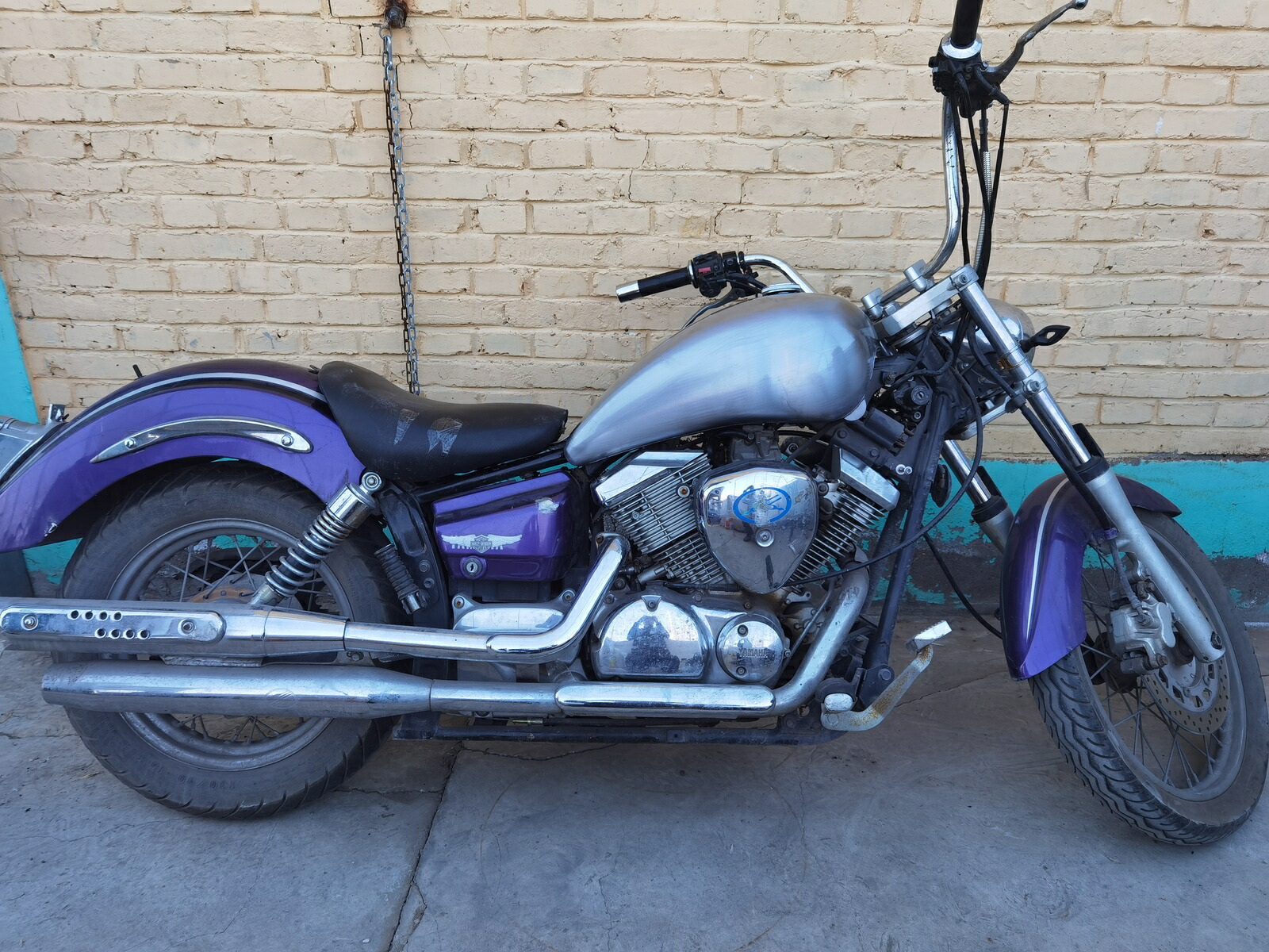 新作 T-125 ストレッチタンク １4L DRAGSTAR２５０用 大容量 ヤマハ 