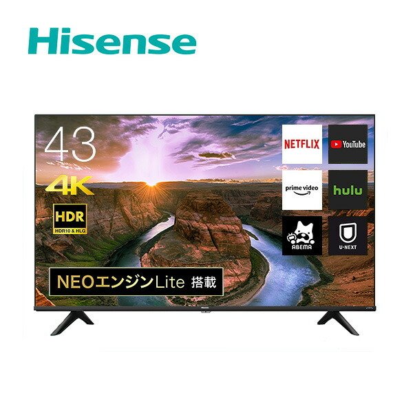 全商品オープニング価格！ ハイセンス Hisense 液晶テレビ 43E65G 43V