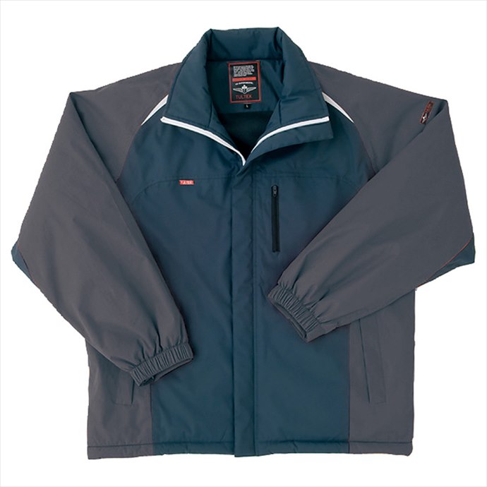 タルテックス TULTEX 防寒ショートコート（男女兼用） ユニセックス 8471 008.チャコール×ネイビー 4,958円