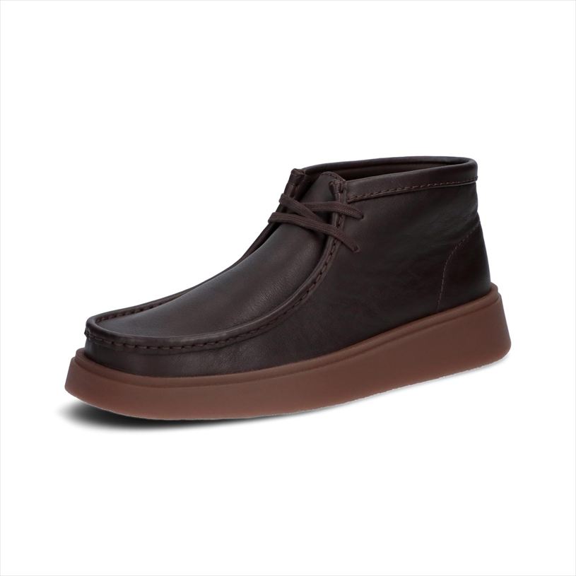 クラークス Clarks TORVIEW HI トービューハイ メンズ ユニ一発やる 赤銅色なめし革 26183441 BROWN-LEAT