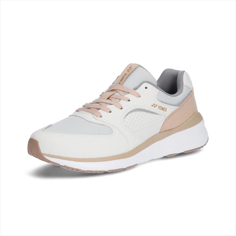 ヨネックス YONEX オフコートシューズ パワークッション123 レディース ウォーキングシューズ SHW123 (420)クリーム/ベージュ