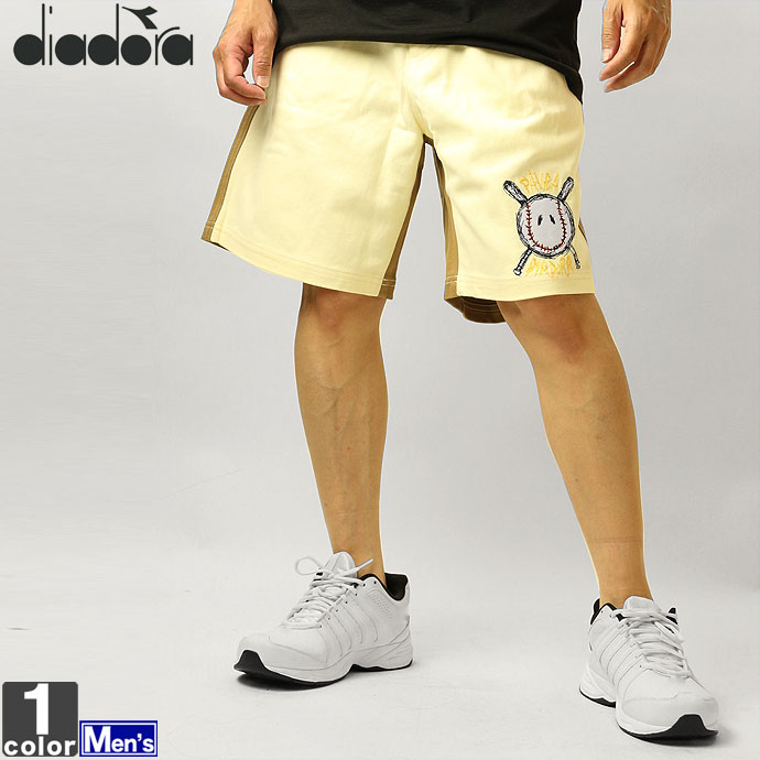 楽天市場 決算クーポンで30 Off ハーフパンツ ディアドラ Diadora メンズ パウラ ダブル ロゴ ショート 2105 半パン ショーパン 短パン コラボ ショートパンツ スポーツショップ グラスホッパー