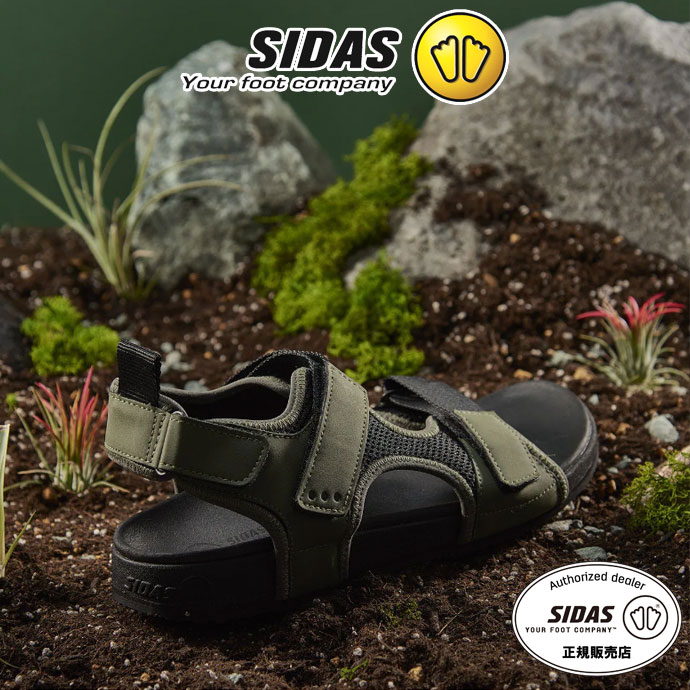 ソイル リカバリーサンダル SIDAS シダス 2024005 3DSandal Soil緑であること 靴 サンダル