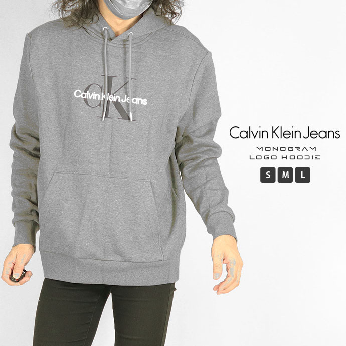 パーカー カルバンクライン CALVIN KLEIN メンズ 40BM800 MONOGRAM LOGO HOODIE ブランド名 コーデ 今めかしい 一般受け 表どおり 坦々たる 愛くるしげ 朦朦たる スウェットパーカー