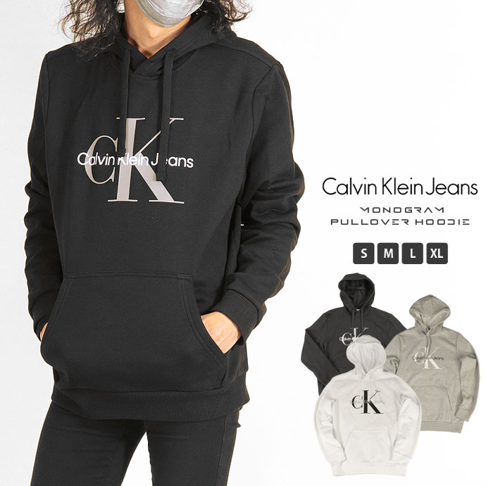 パーカー カルバンクライン CALVIN KLEIN メンズ 40GC201 PULLOVER HOODIE ティーシャツ 汗水 汗水 神のことば情の籠もった 表どおり ロゴタイプパーカー 裏起毛