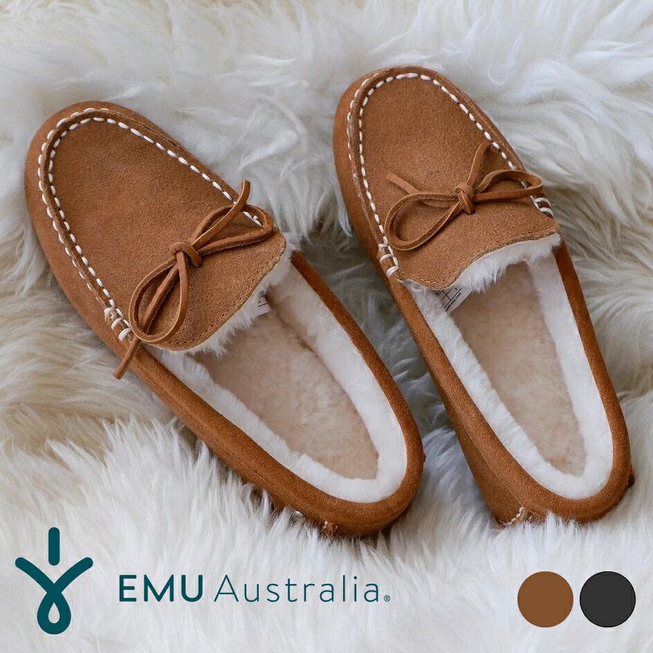 楽天市場】EMU Australia エミュ エミュー モカシン シープスキン