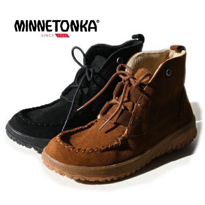 楽天市場】MINNETONKA ミネトンカ レースアップショートブーツ