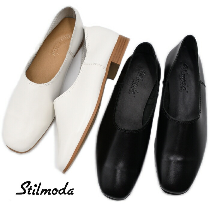 ●Stilmoda スティルモーダ●ブラックフラットシューズ●37●23.5● STILMODA スティルモーダ］ 2025 Leather Flat Shoes レザー