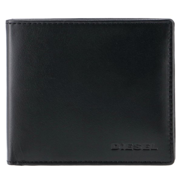 ディーゼル DIESEL メンズ 財布 二つ折り HIRESH S RONZO ブラック X06751 PR013 T8013 【54%OFF!】