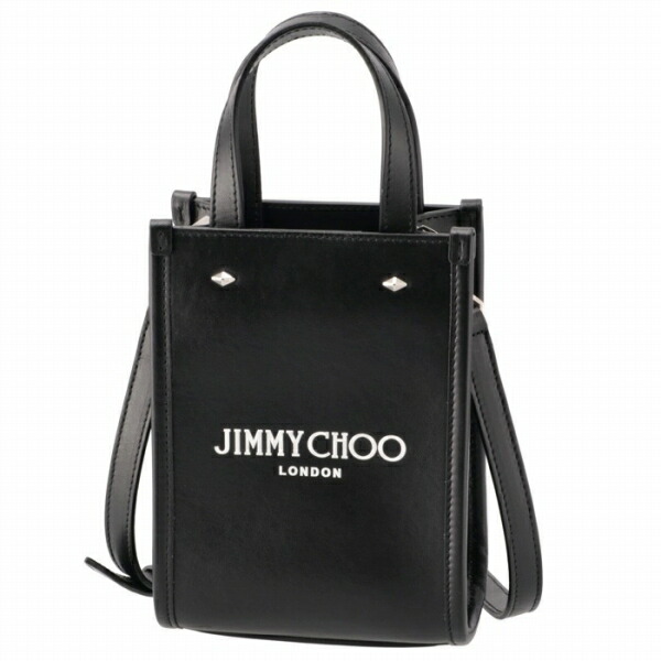 【楽天市場】【アウトレット】【訳あり】ジミーチュウ JIMMY CHOO トートバッグ ミニ N/S トート ロゴ レザー ショルダー ミニバッグ  ブラック MININSTOTE ANR 0259 : アウトレットa