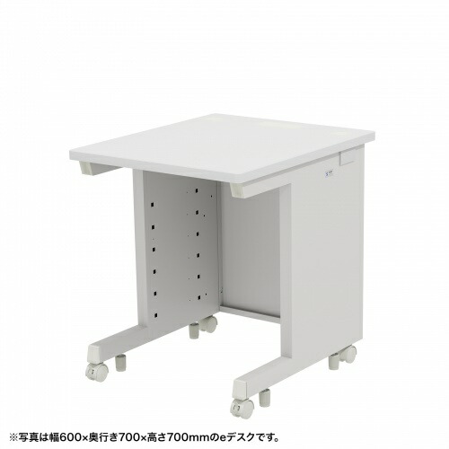 【新品/取寄品/代引不可】eデスク(ホワイト)W650xD700xH720＜受注生産品＞ ED-SK6570W72