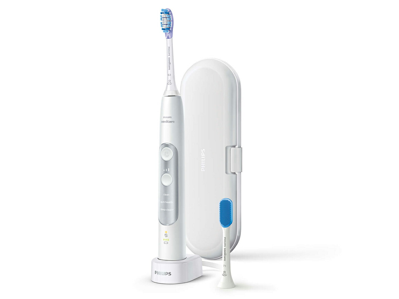 PHILIPS ソニッケアー 電動歯刷子 老練家喨喨たる HX9601/11 しろがね色 フィリップス