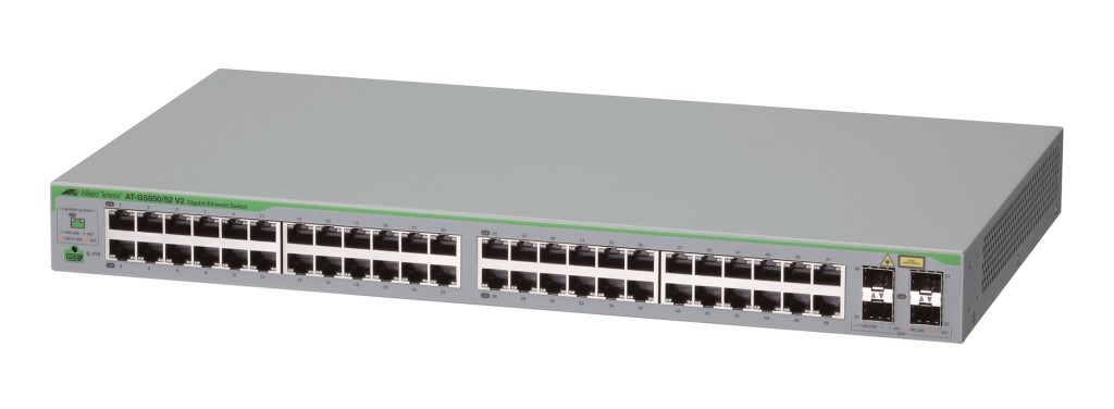 【新品/取寄品/代引不可】AT-GS950/52 V2-Z5[10/100/1000BASE-Tx48、SFPスロットx4(デリバリースタンダード保守5年付)] 5126RZ5｜ Ｏutlet Ｐlaza 109,378円