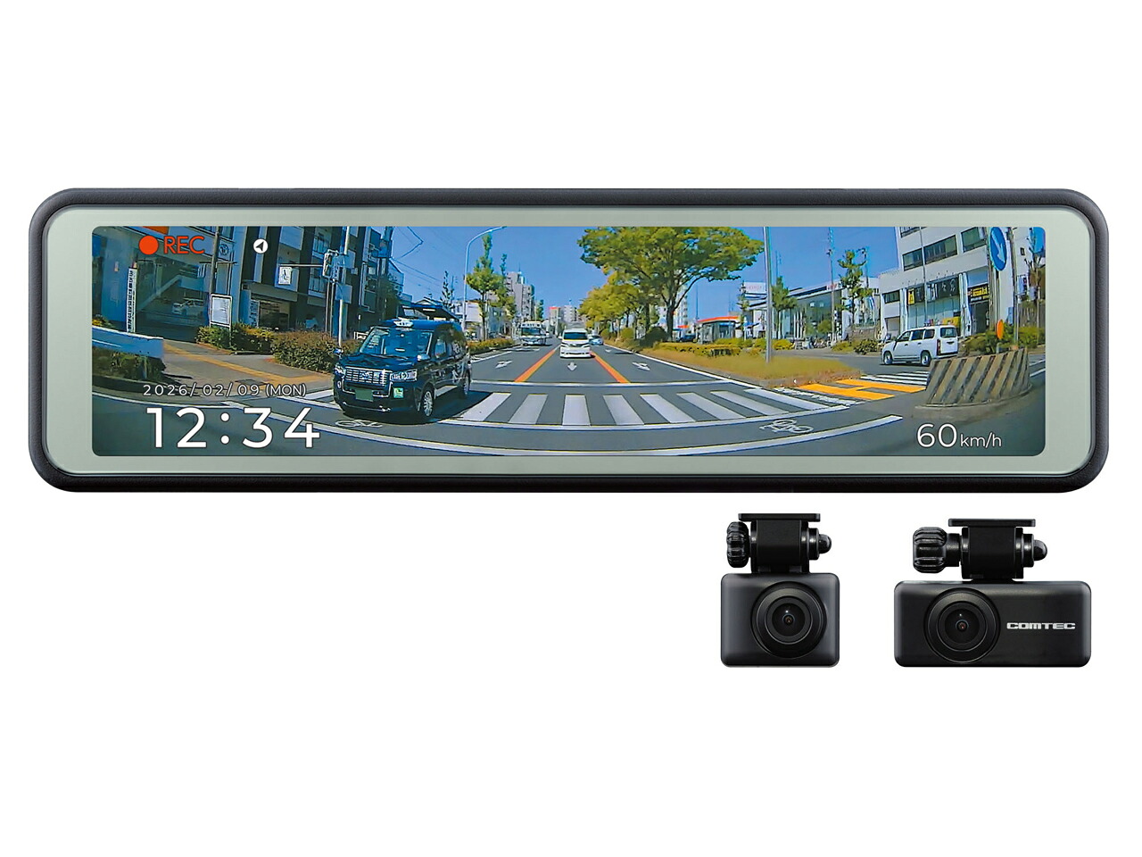 COMTEC ミラー型ドライブレコーダー ZDR-880M コムテック| Outlet Plaza