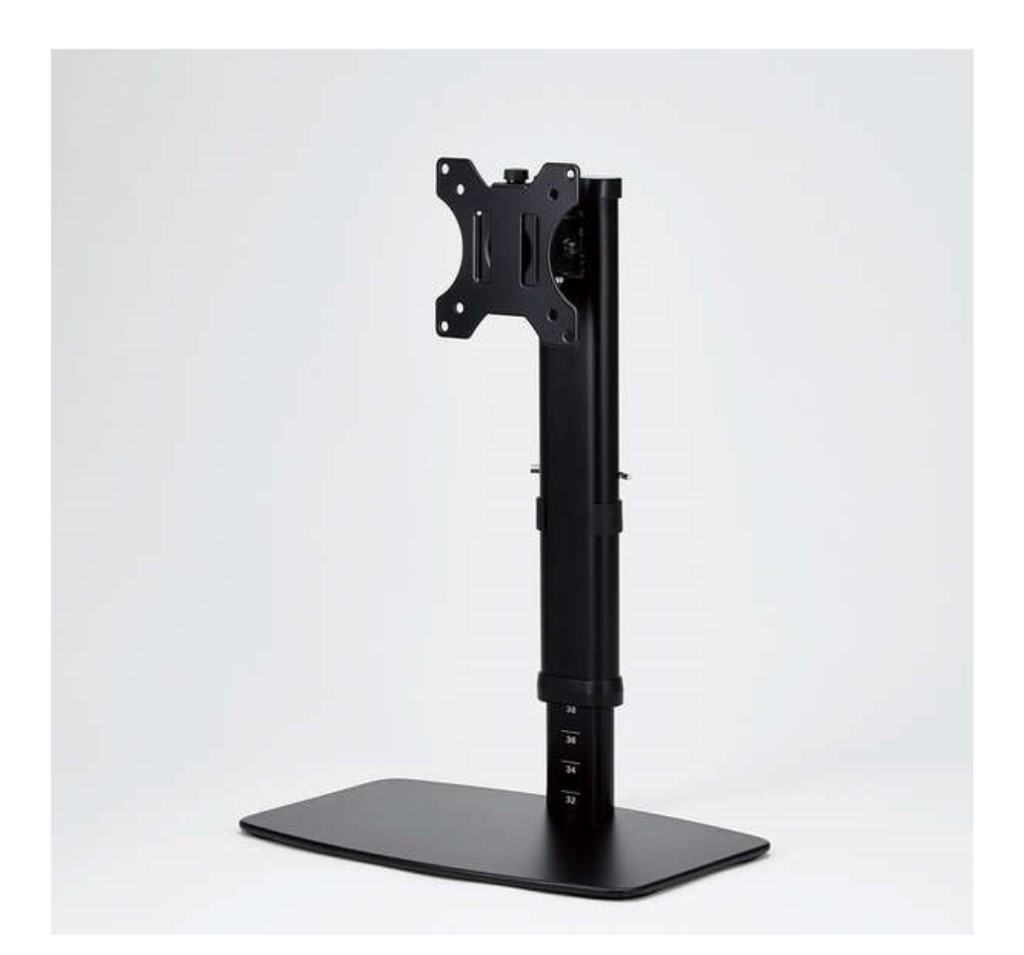 【新品/取寄品】ディスプレイスタンド/昇降タイプ/10段階/ブラック DPA-VL01BK