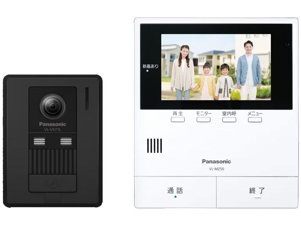 Panasonic カラーテレビドアホン VL-B50AF パナソニック テレビドアホン どこでも部屋の入り口電話機 VL-B50AF