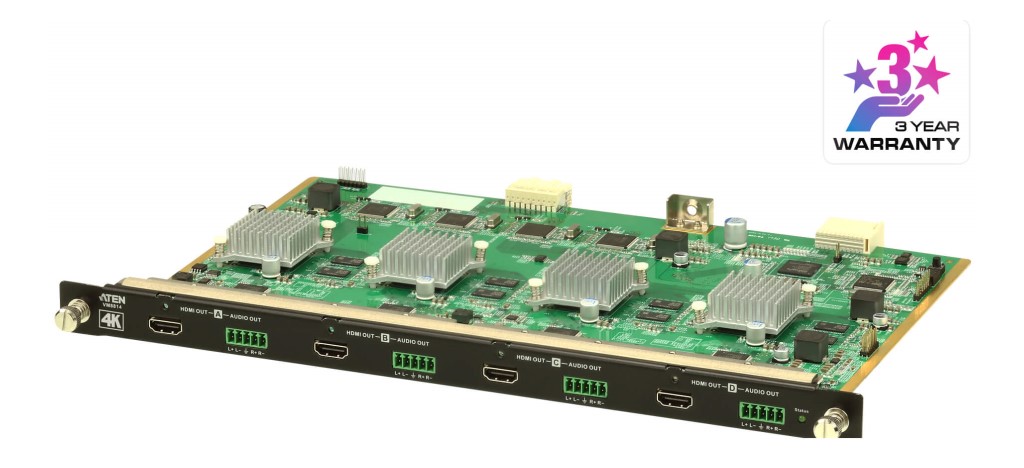 【新品/取寄品/代引不可】4ポートHDMI出力ボード(4K対応) VM8814/ATEN