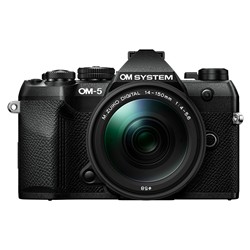 【新品/在庫あり】OM SYSTEM OM-5 Mark II 14-150mm II レンズキット ブラック 防じん・防滴仕様 小型軽量ミラーレス一眼カメラ